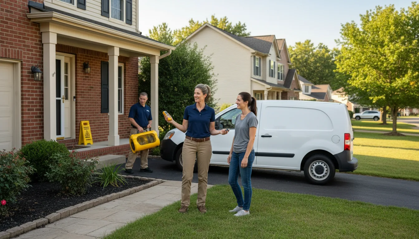 Water restoration image for Dehumidification And Cleanup Services in Great Barrington, MA